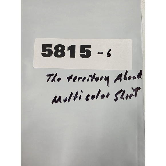 Vintage The Territory Ahead Shirt Mens Large‎ Multicolor Southwestern Cotton 90s - Picture 7 of 7